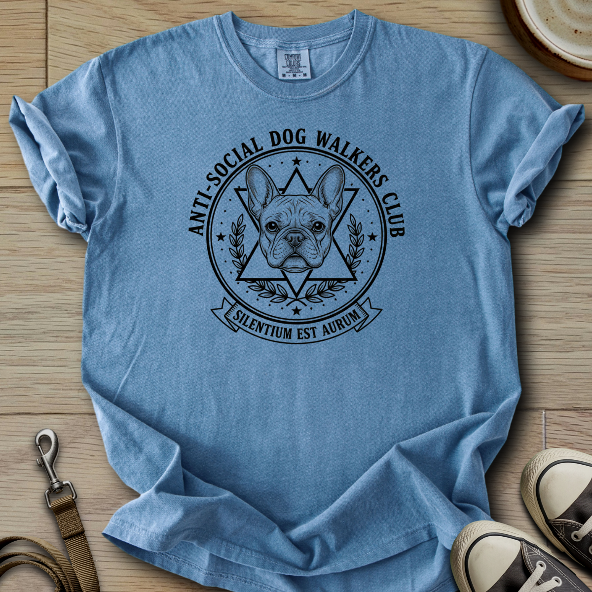 Anti-Social Dog Walkers Club - Frenchie T-Shirt