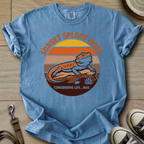 Sunset Sploot Mode - Beardie T-Shirt