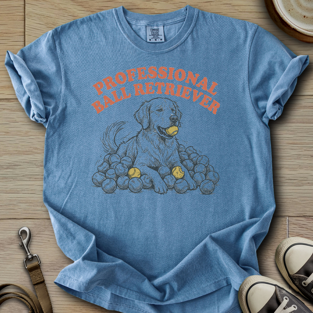 Professional Ball Retriever - Golden T-Shirt