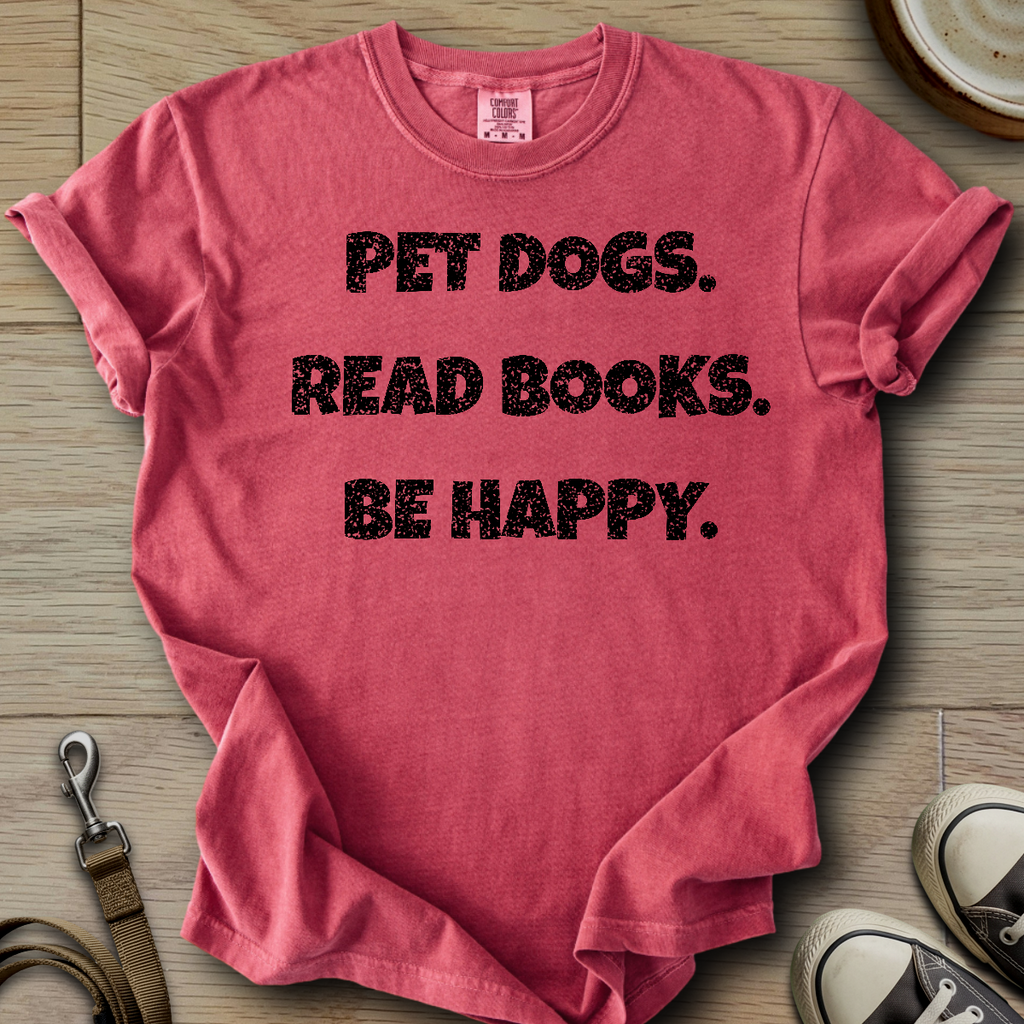 Pet Dogs Read Books T-Shirt