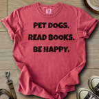 Pet Dogs Read Books T-Shirt