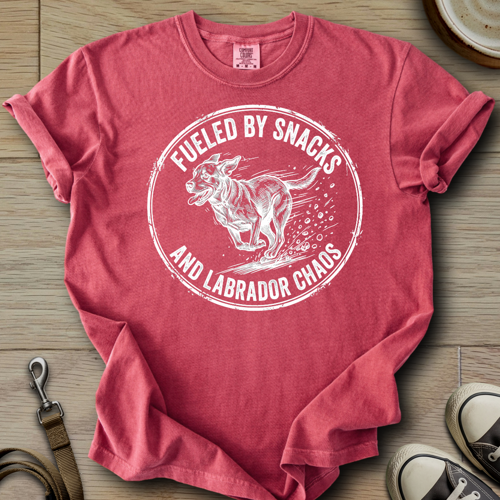 Fueled by Snacks - Labrador T-Shirt