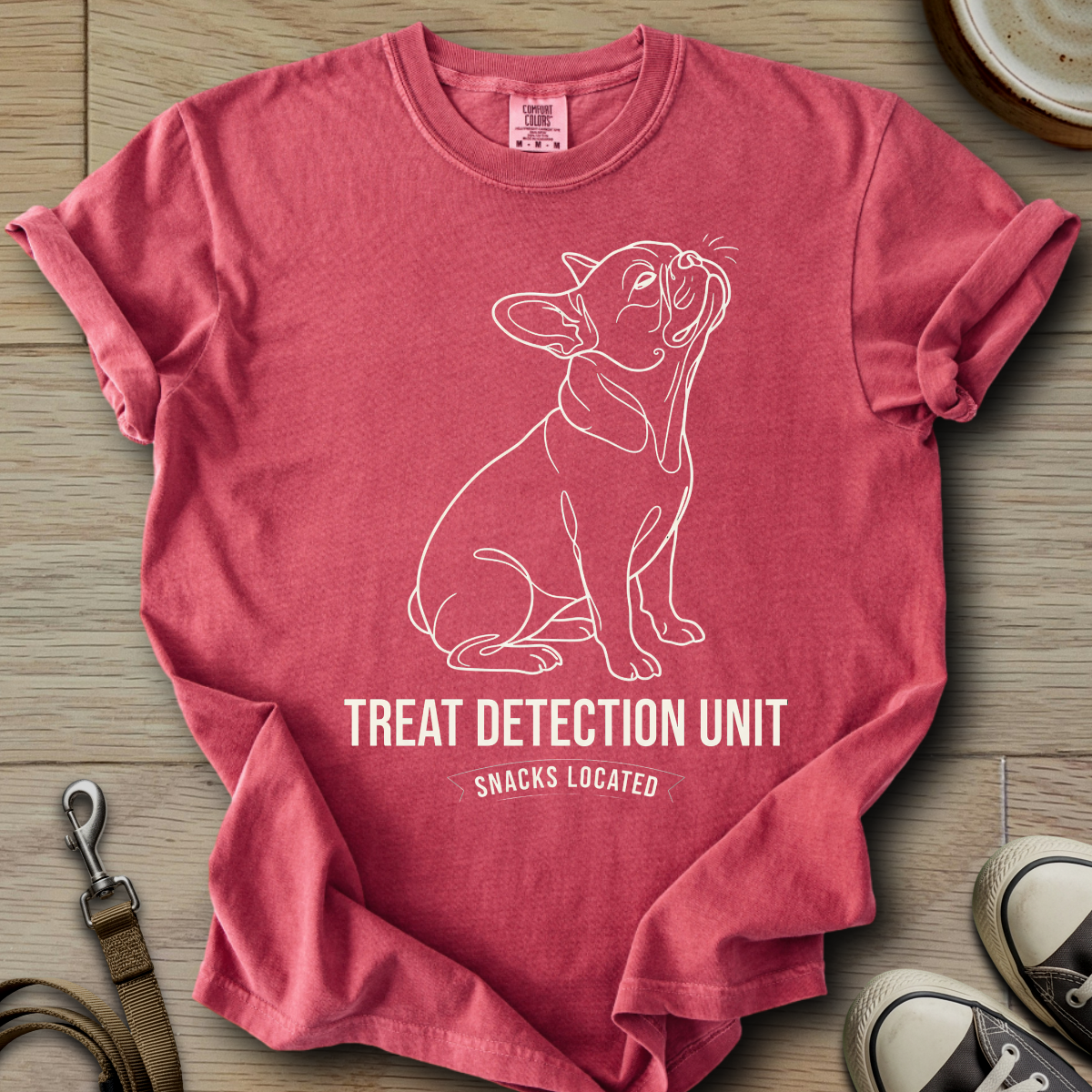 Treat Detection Unit - Frenchie T-Shirt