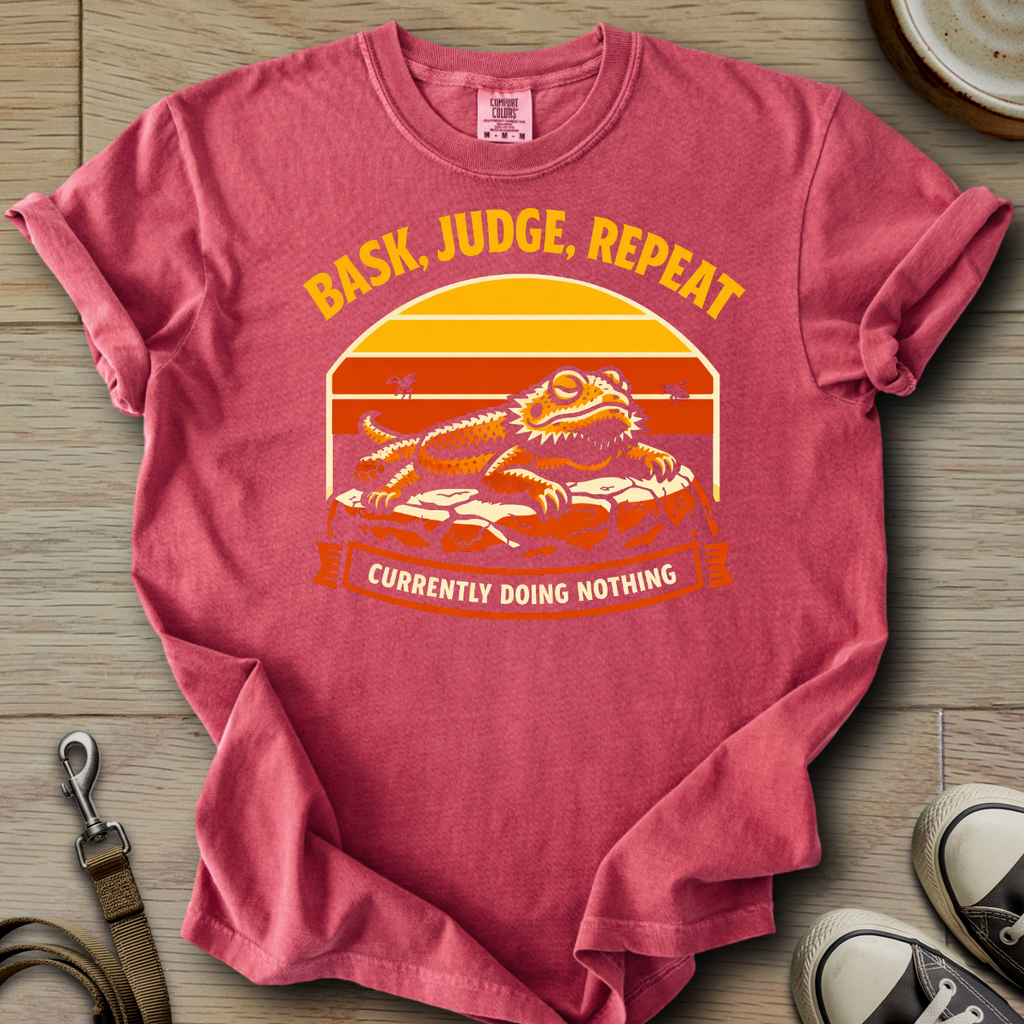 Bask, Judge, Repeat - Beardie T-Shirt