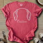 Personalized Name dog silhouette - Doxie T-Shirt