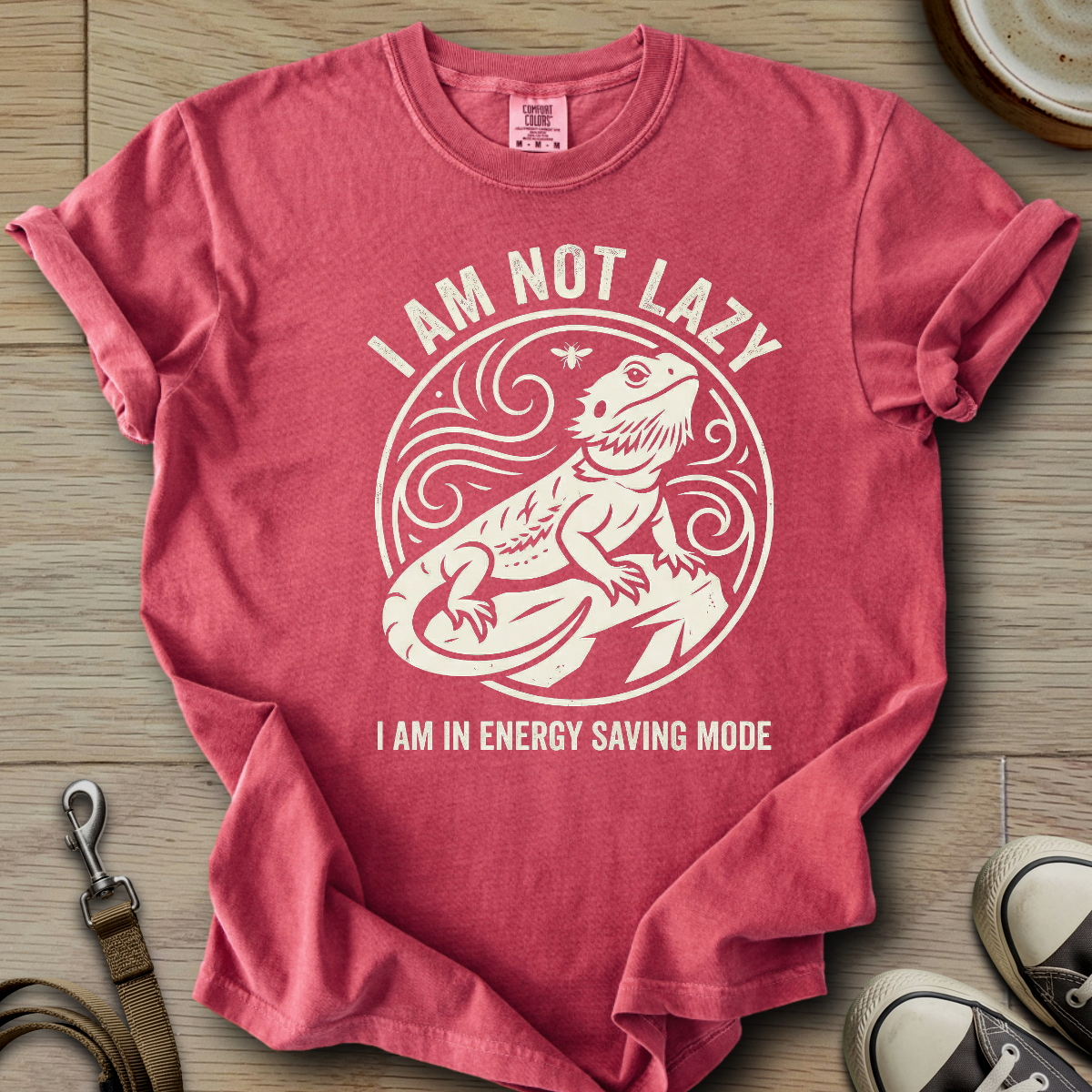 I am not Lazy - Beardie T-Shirt