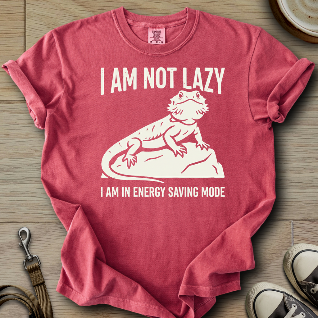 Not Lazy Energy Efficient - Beardie T-Shirt