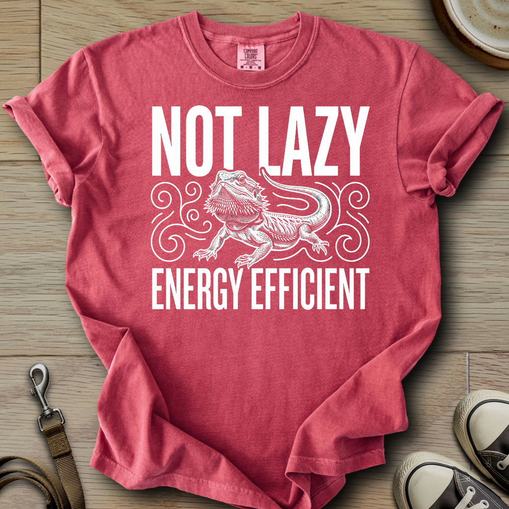Not Lazy Energy Efficient - Beardie T-Shirt