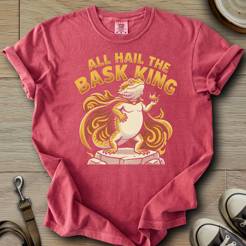 All Hail the Bask King - Beardie T-Shirt