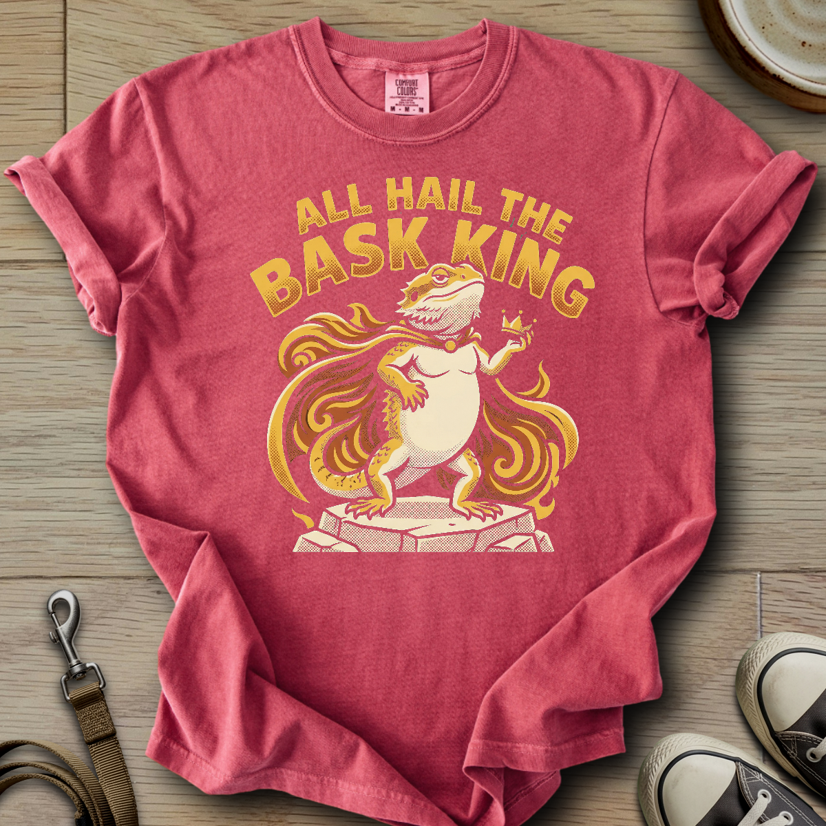 All Hail the Bask King - Beardie T-Shirt