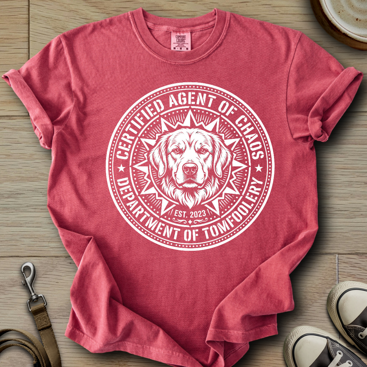 Certified Agent of Chaos - Golden T-Shirt