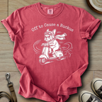 Off to Cause a Ruckus - Frenchie T-Shirt