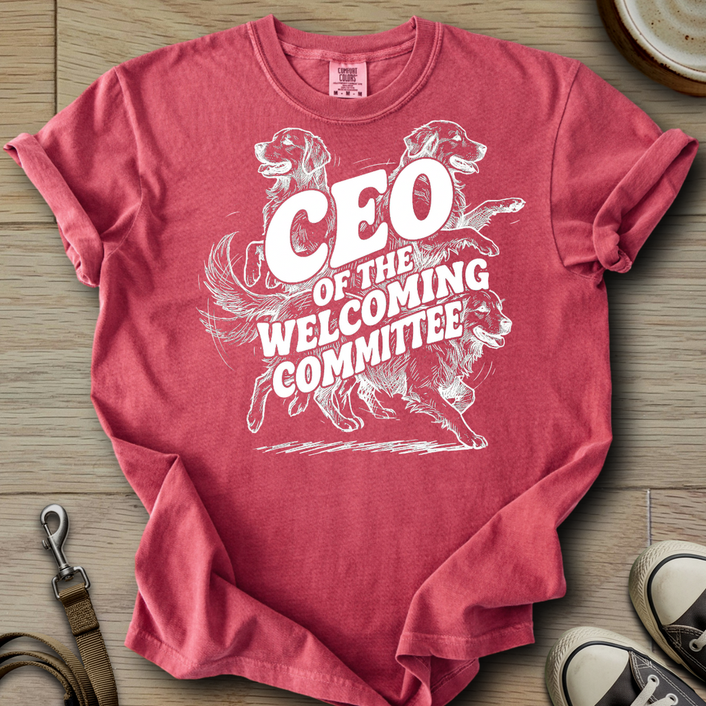 CEO of The Welcoming Committee - Golden T-Shirt