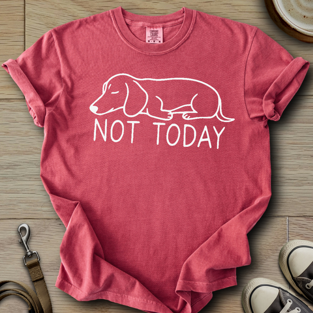 Not Today - Doxie T-Shirt