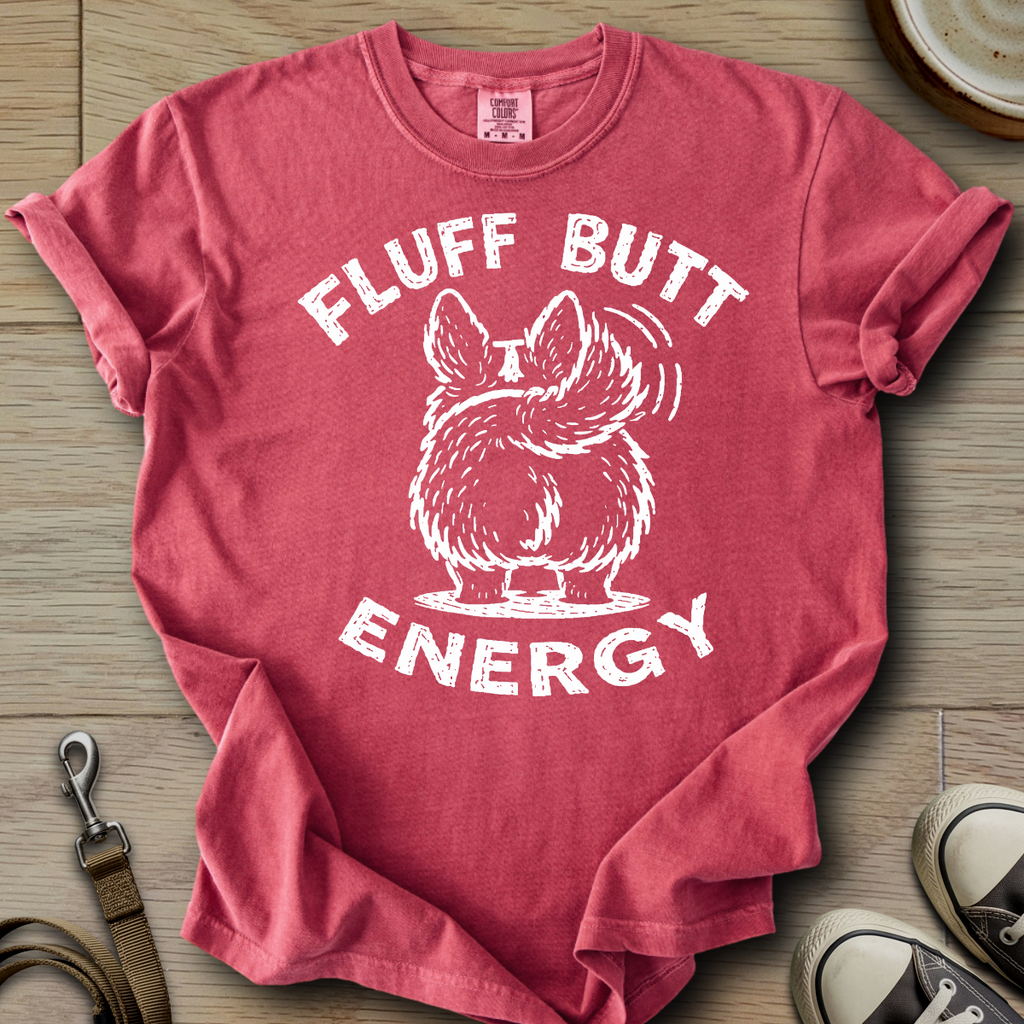 Fluff Butt Energy - Corgi T-Shirt