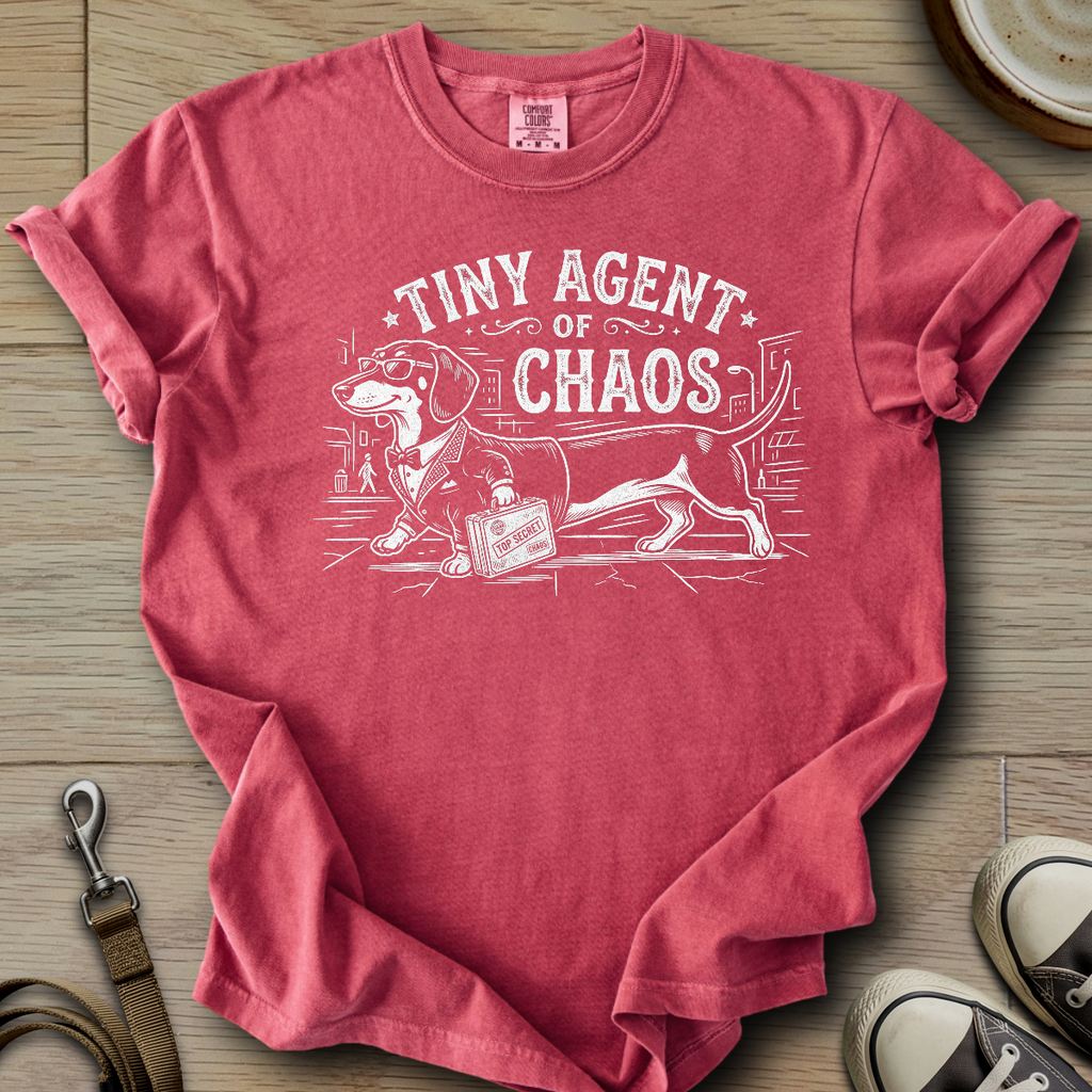 Tiny Agent of Chaos - Doxie T-Shirt