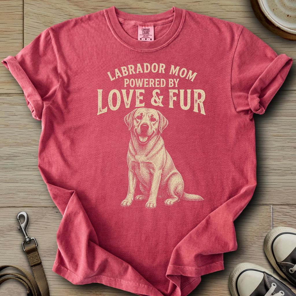 Labrador Mom Love & Fur T-Shirt