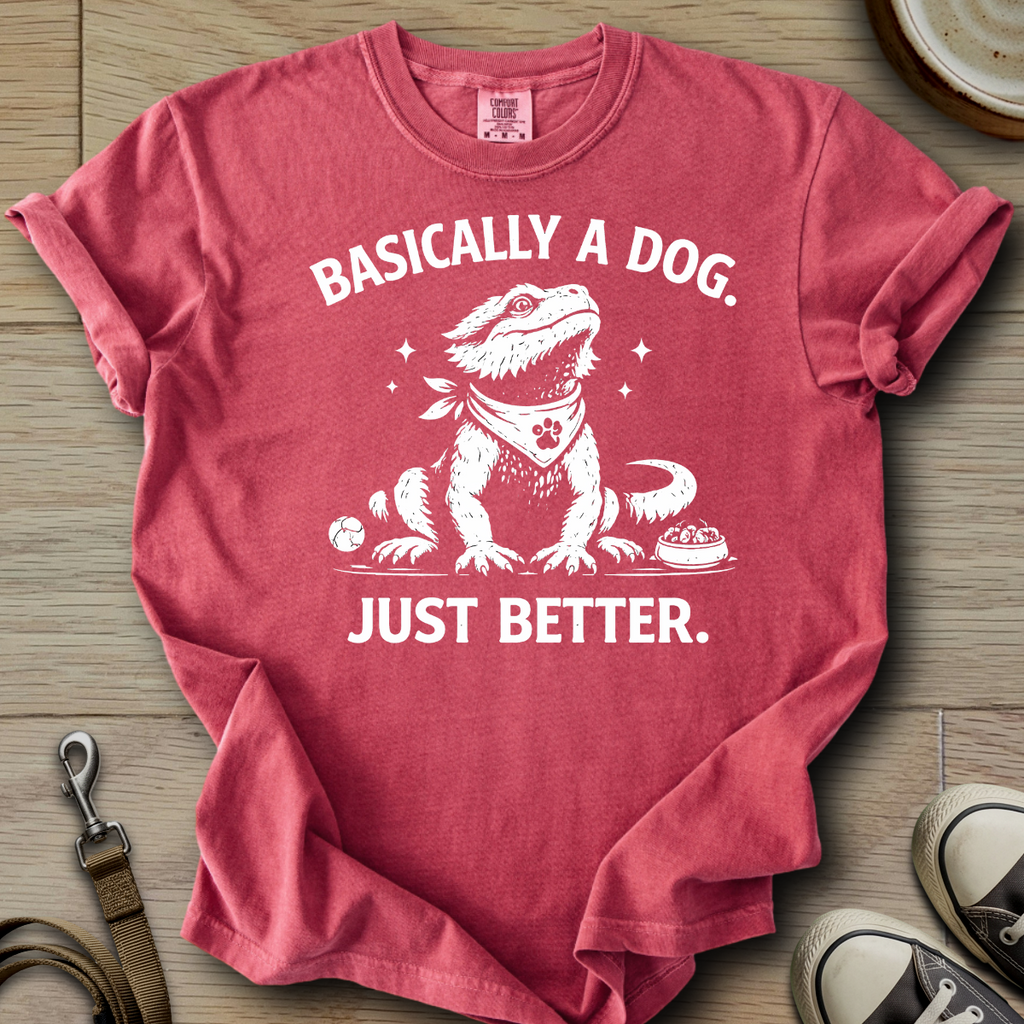 Basically a Dog - Beardie T-Shirt
