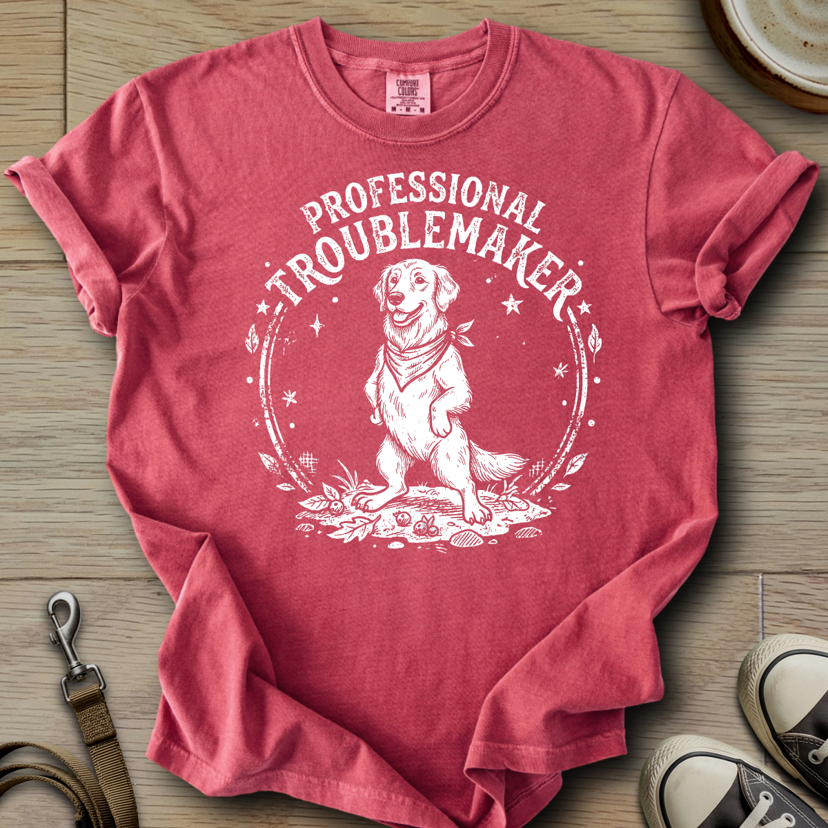Professional Troublemaker - Golden T-Shirt