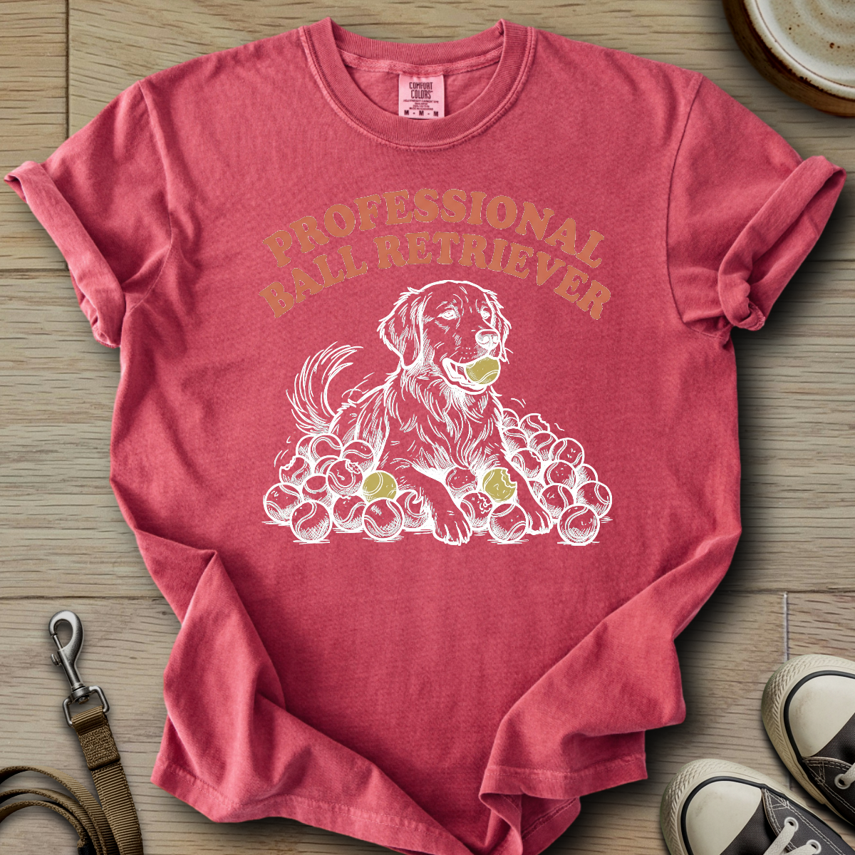 Professional Ball Retriever - Golden T-Shirt