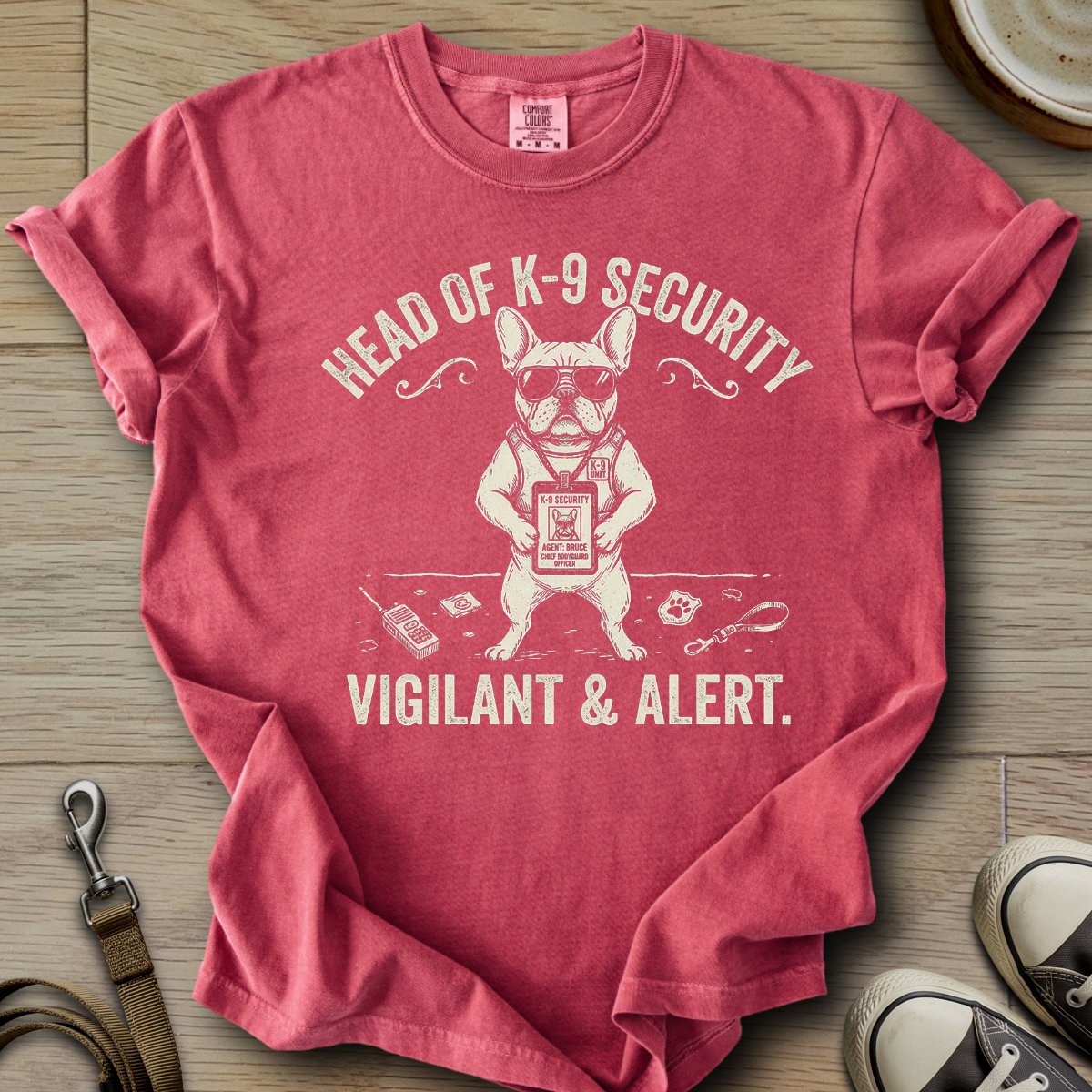 Vigilant & Alert - Frenchie T-Shirt