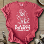 Will Work for Treats - Labrador T-Shirt