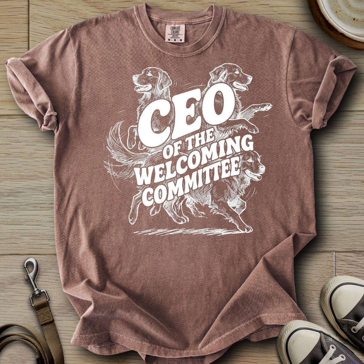 CEO of The Welcoming Committee - Golden T-Shirt