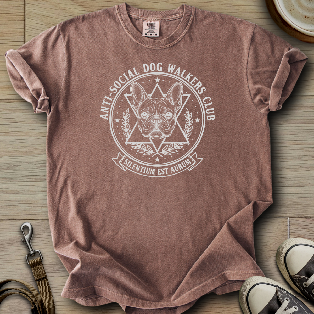 Anti-Social Dog Walkers Club - Frenchie T-Shirt