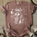 Cool Schnauzer drinking  T-Shirt