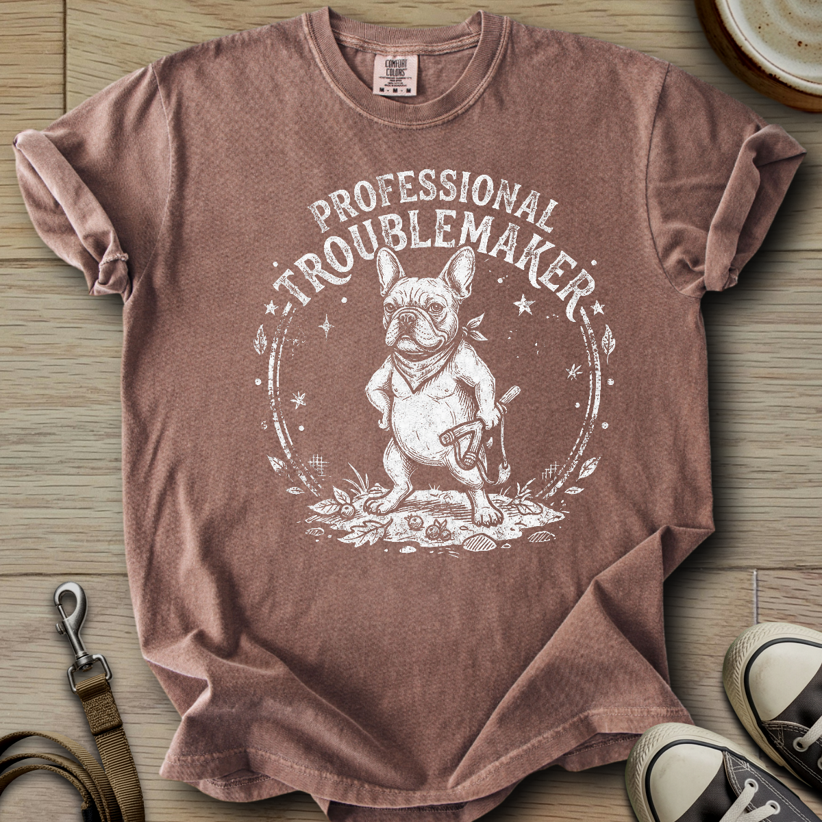 Professional Troublemaker - Frenchie T-Shirt ©