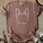 Personalized Name dog silhouette - Corgi T-Shirt