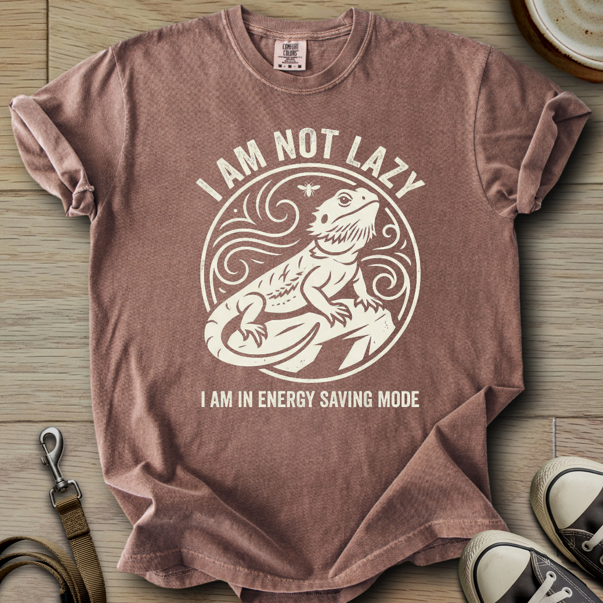 I am not Lazy - Beardie T-Shirt