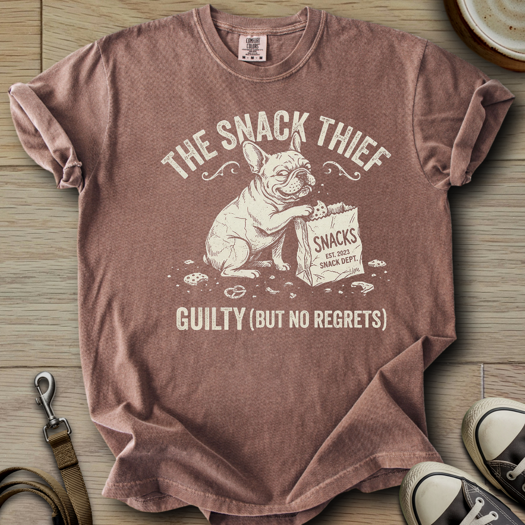 The Snack Thief - Frenchie T-Shirt