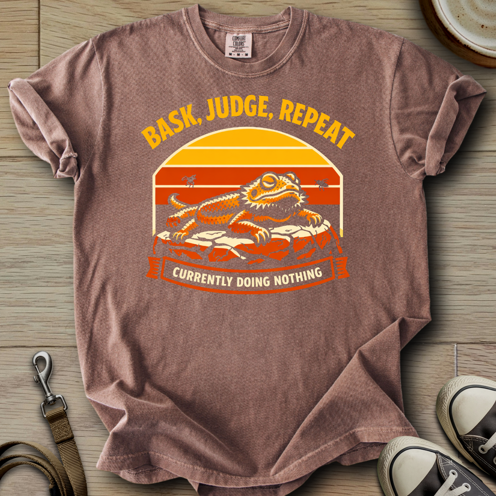Bask, Judge, Repeat - Beardie T-Shirt