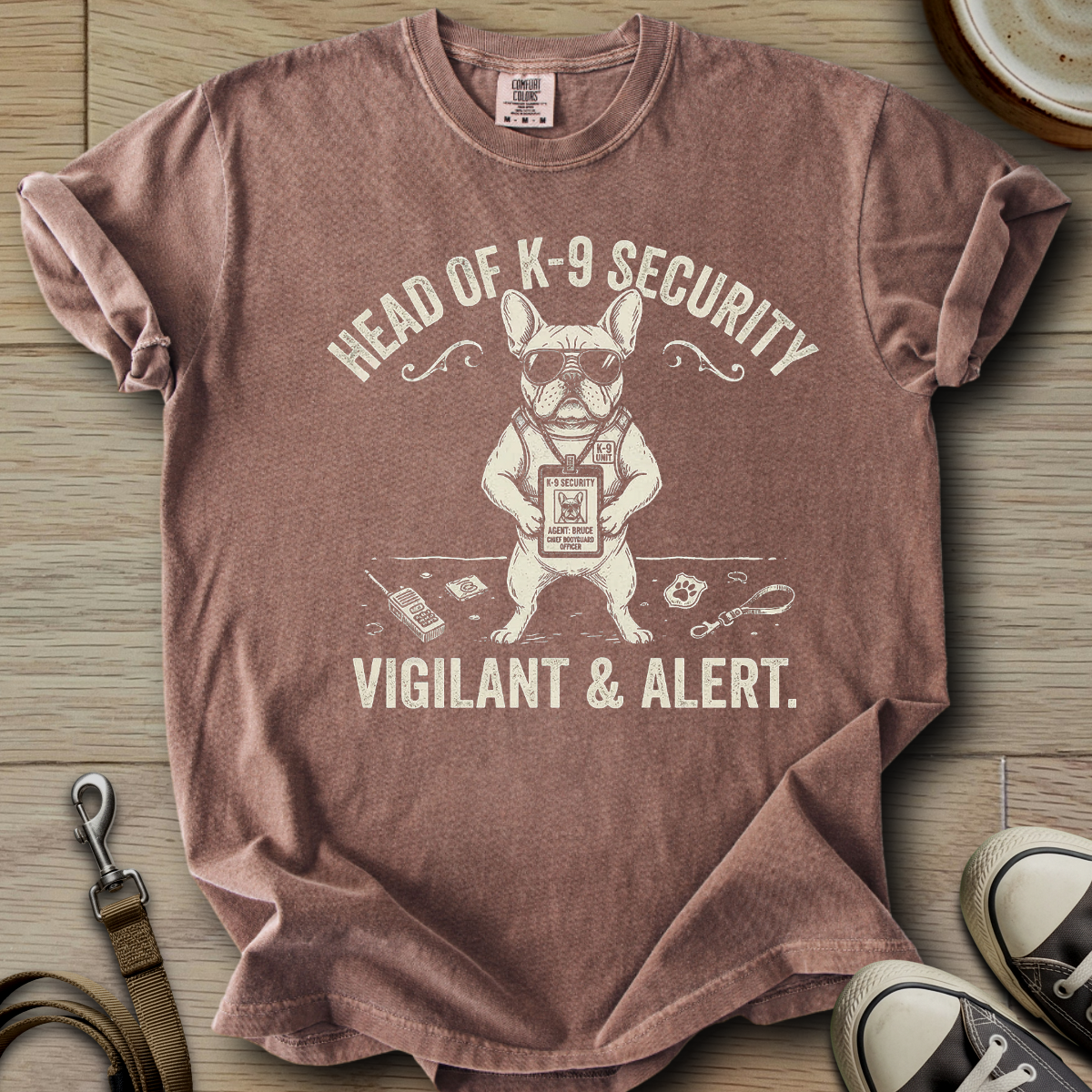 Vigilant & Alert - Frenchie T-Shirt