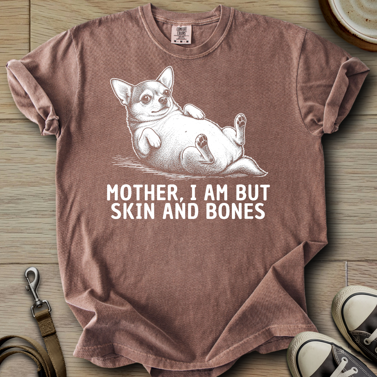Skin and Bones - Chihuahua T-Shirt