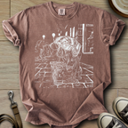 Dog Drinking Iced Coffee - Doxie T-Shirt