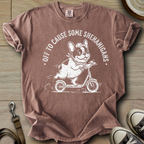 Off to Cause Some Shenanigans - Frenchie T-Shirt