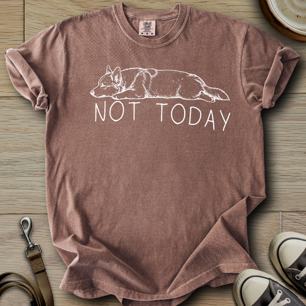 Not Today - Corgi T-Shirt
