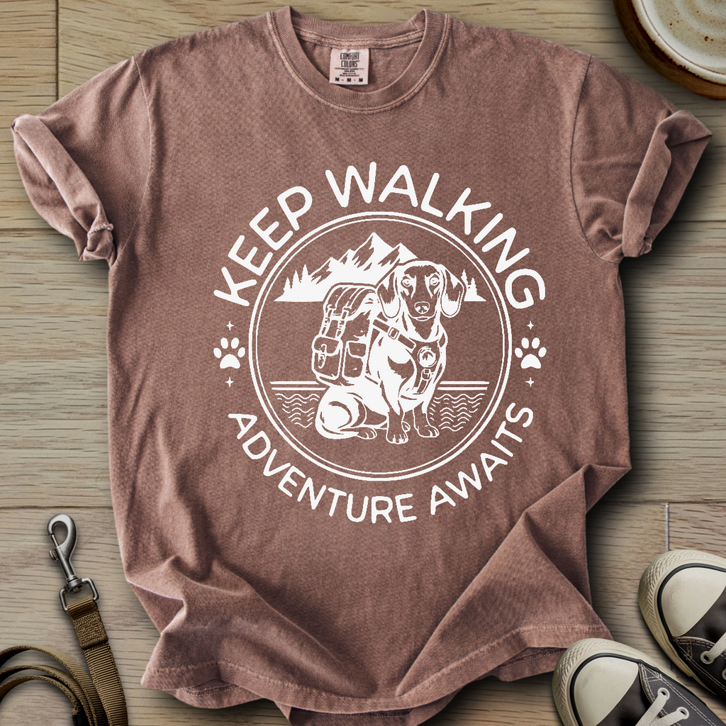 Adventure Awaits - Doxie T-Shirt