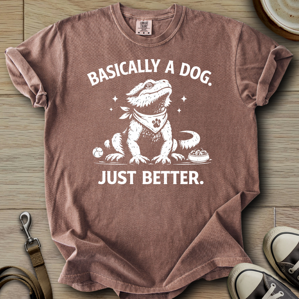 Basically a Dog - Beardie T-Shirt