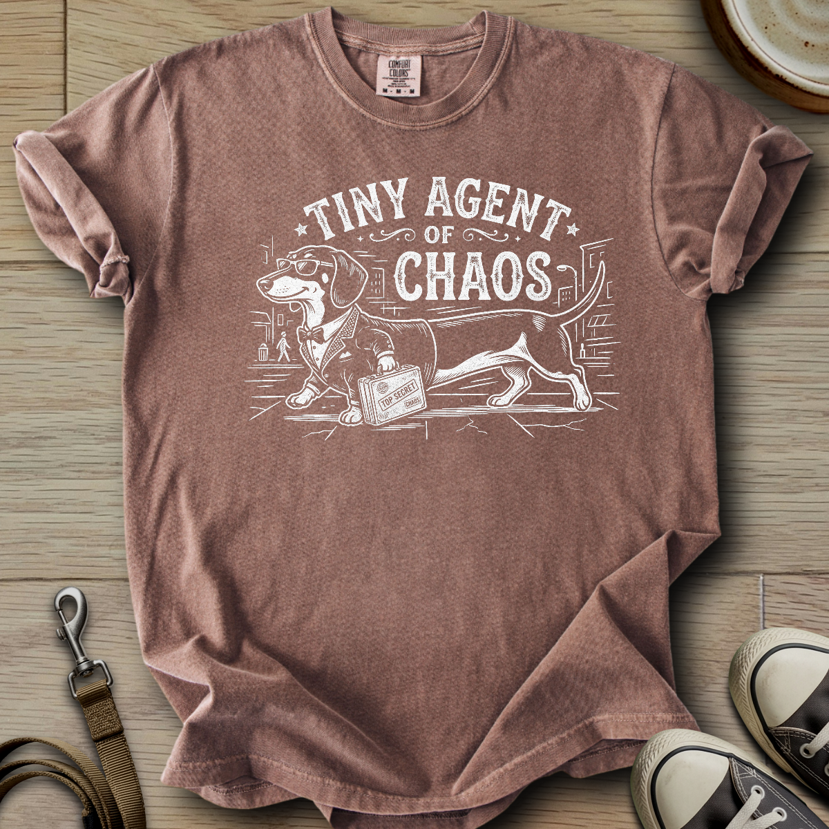 Tiny Agent of Chaos - Doxie T-Shirt