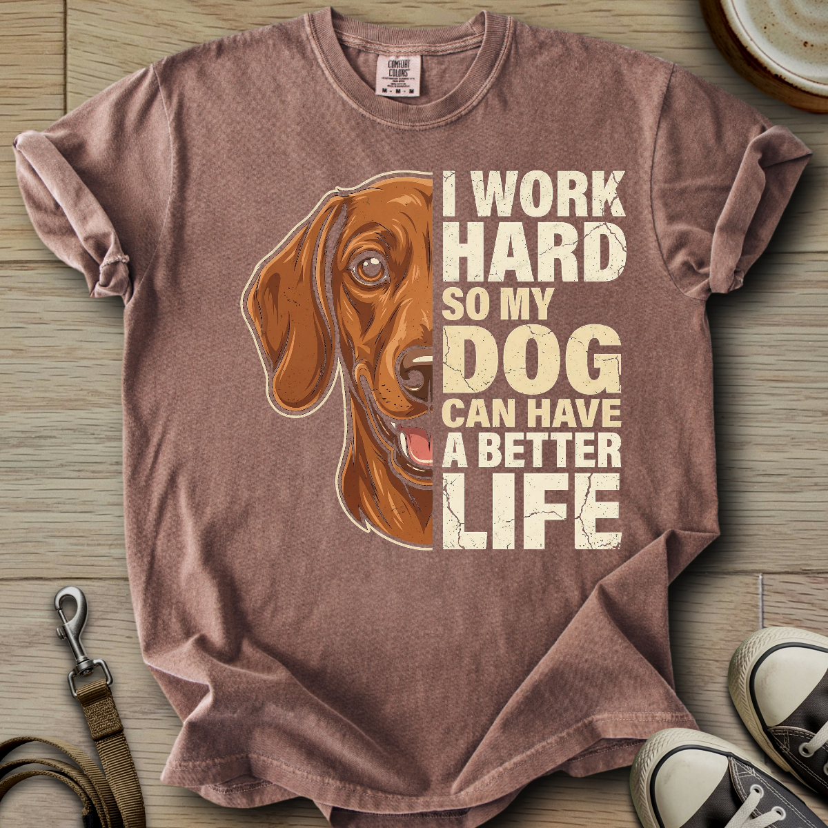 My Dog can have a better Life - Doxie T-Shirt
