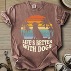 Life is Better W/Dogs - Labrador T-Shirt