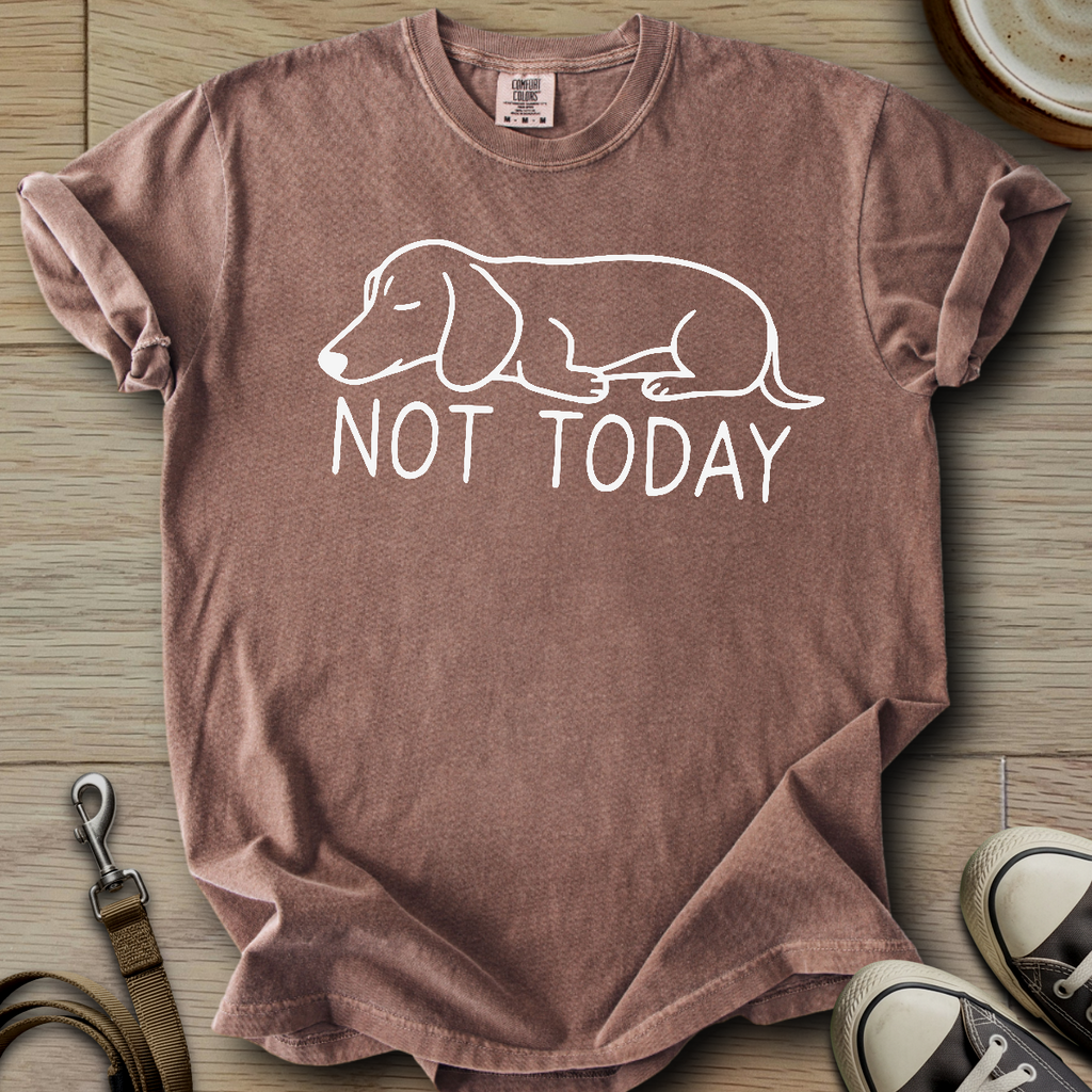 Not Today - Doxie T-Shirt