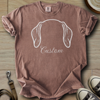 Personalized Name dog silhouette - Doxie T-Shirt