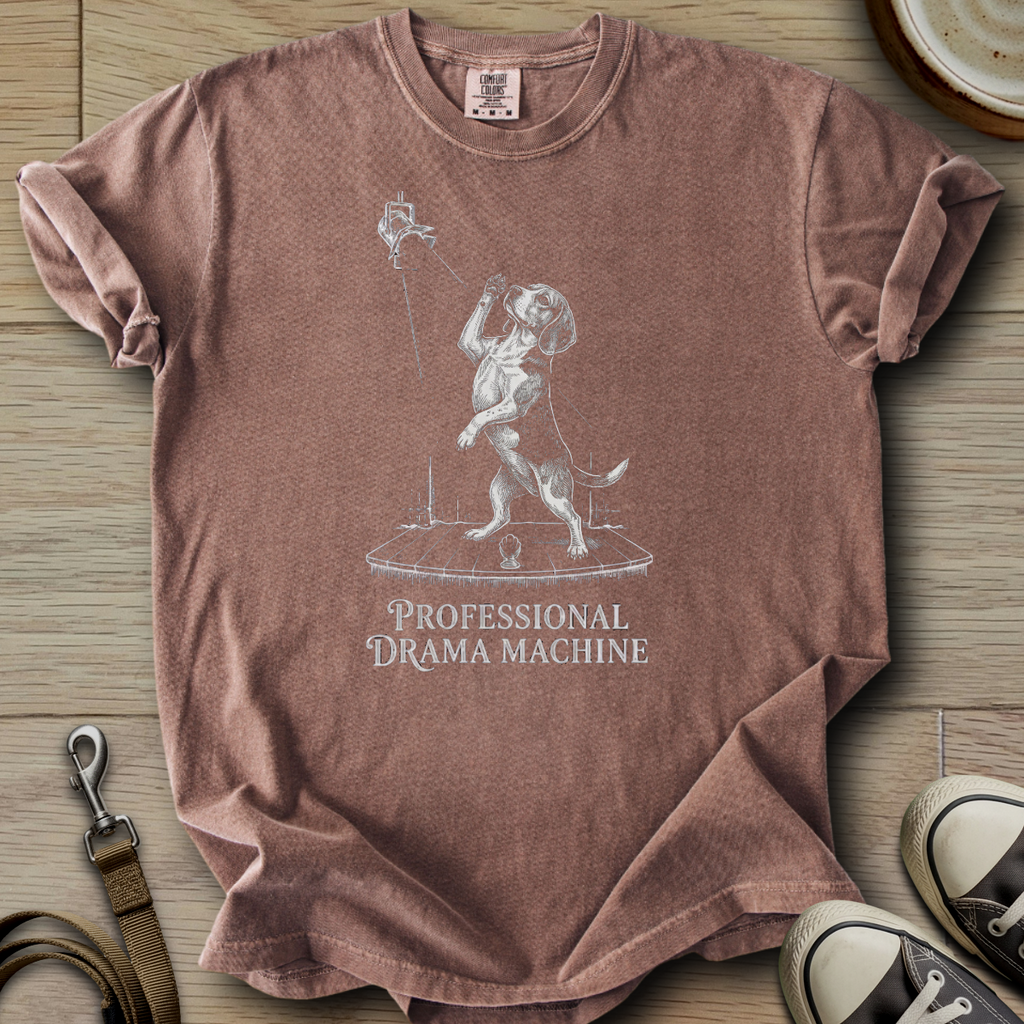 Pro. Drama Machine - Beagle T-Shirt
