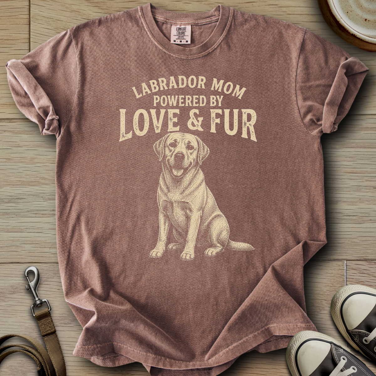 Labrador Mom Love & Fur T-Shirt