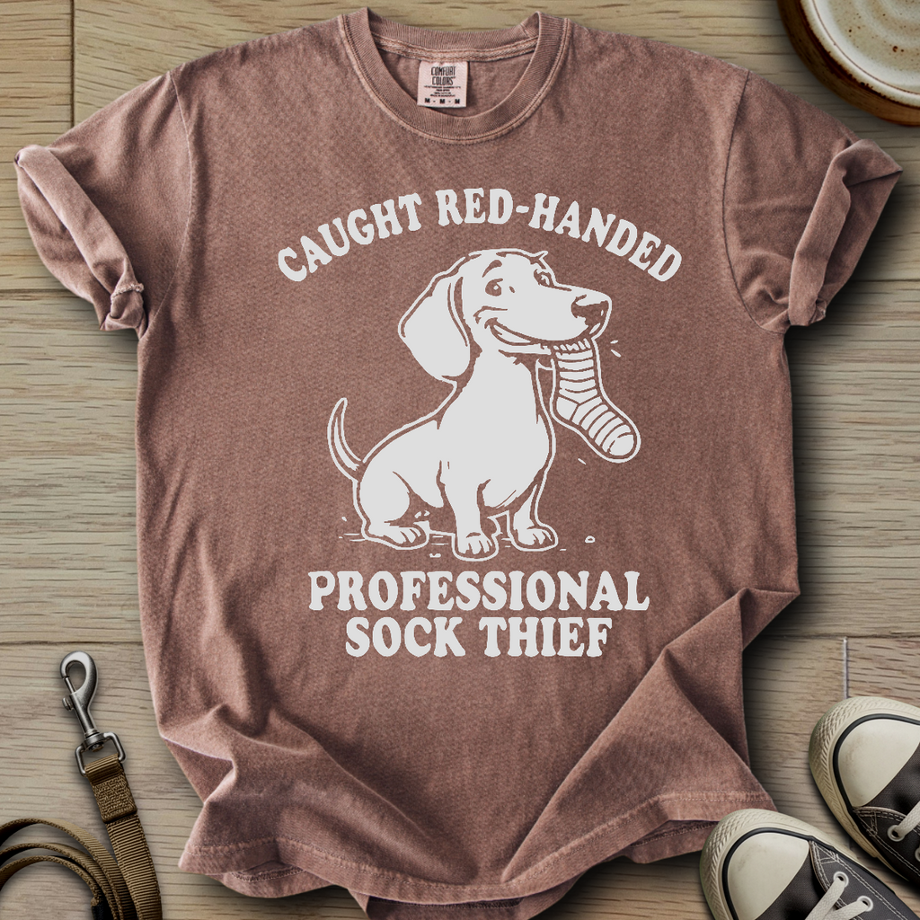 Professional Sock Thief - Doxie T-Shirt