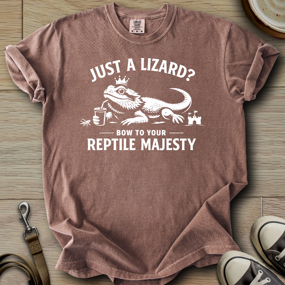 Just a Lizard? - Beardie T-Shirt
